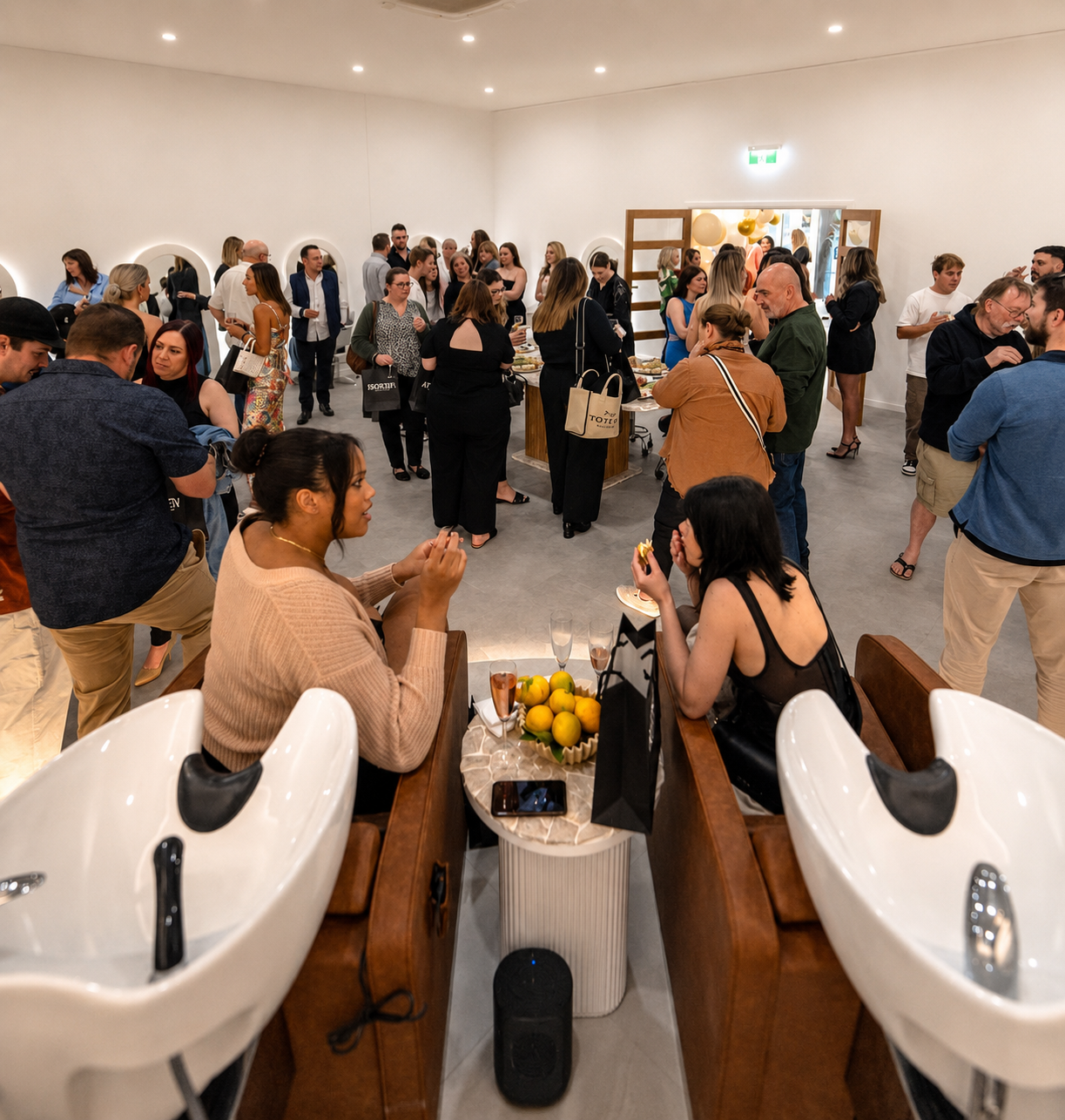 A large corporate networking event hosted inside The Society And Co